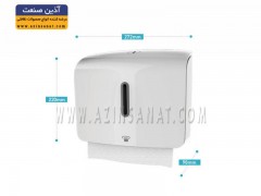 ابعاد مخزن دستمال کاغذی