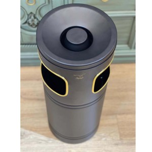 سطل اداری زیر سیگاری F6 مشکی