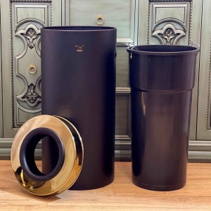 سطل بزرگ سالنی B100 مشکی