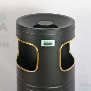 سطل اداری زیر سیگاری F6 مشکی