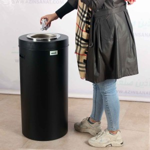 سطل بزرگ سالنی B100 مشکی