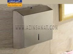 مخزن دستمال استیل آینه ای کوچک TINA
