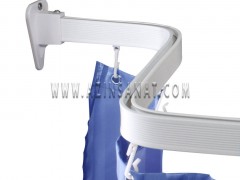 نگهدارنده پرده حمام انعطاف پذیر سفید 810