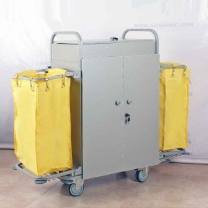 ترولی خانه داری هتلی تاشو درب دار 9410