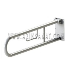 دستگیره معلول تاشو فلزی (65 سانتیمتر)