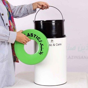 سطل اداری 20 لیتری مدل MA-525W -سفید
