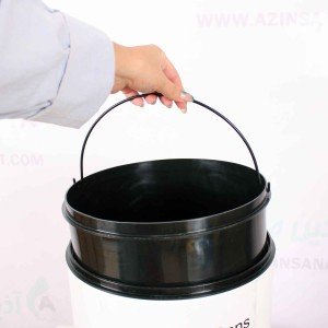 سطل سه قلو بازیافتیMA575 W - سفید