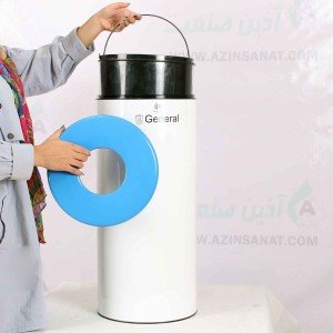 سطل اداری 30 لیتری مدل MA-545W -سفید