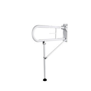 دستگیره گالوانیزه با روکش سفید( پایه دار) TSF-S-75-W