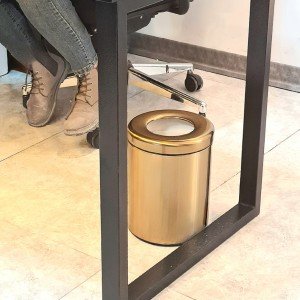 سطل حفره دار 5 لیتری A-54 - طلایی مات