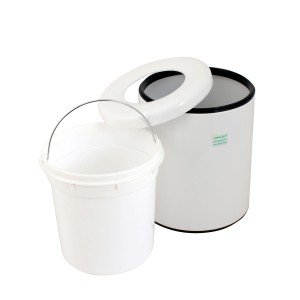 سطل 5 لیتری حفره دار مدل MA-51 - سفید
