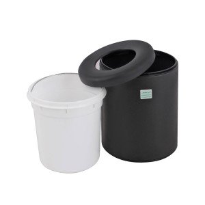 سطل 5 لیتری حفره دار مدل MA-53 - مشکی