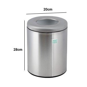 سطل 5 لیتری حفره دار مدل MA-50 - استیل خش دار