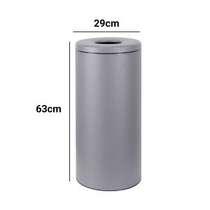 سطل اداری 30 لیتری مدل MA-540 GRAY - طوسی