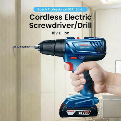 دریل  پیچ گوشتی شارژی چکشی بوش مدل GSR 180 LI