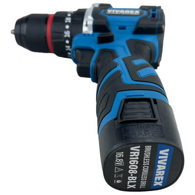 دریل چکشی براشلس ویوارکس مدل VR1682H-BL-BLUE