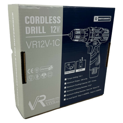 دریل پیچ گوشتی شارژی ویوارکس مدل-VR-12V-1C NEW