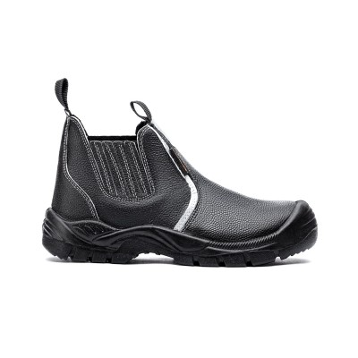 پوتین ایمنی ارک مدل اپنکا تاپ چرم PU-Rubber