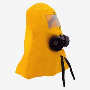 سرپوش ضد بخارات شیمیایی مجهز به ماسک شیمیایی فیلتردار بلو ایگل مدل NP312