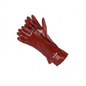 دستکش ایمنی ضد اسید هانیول مدل Red cote