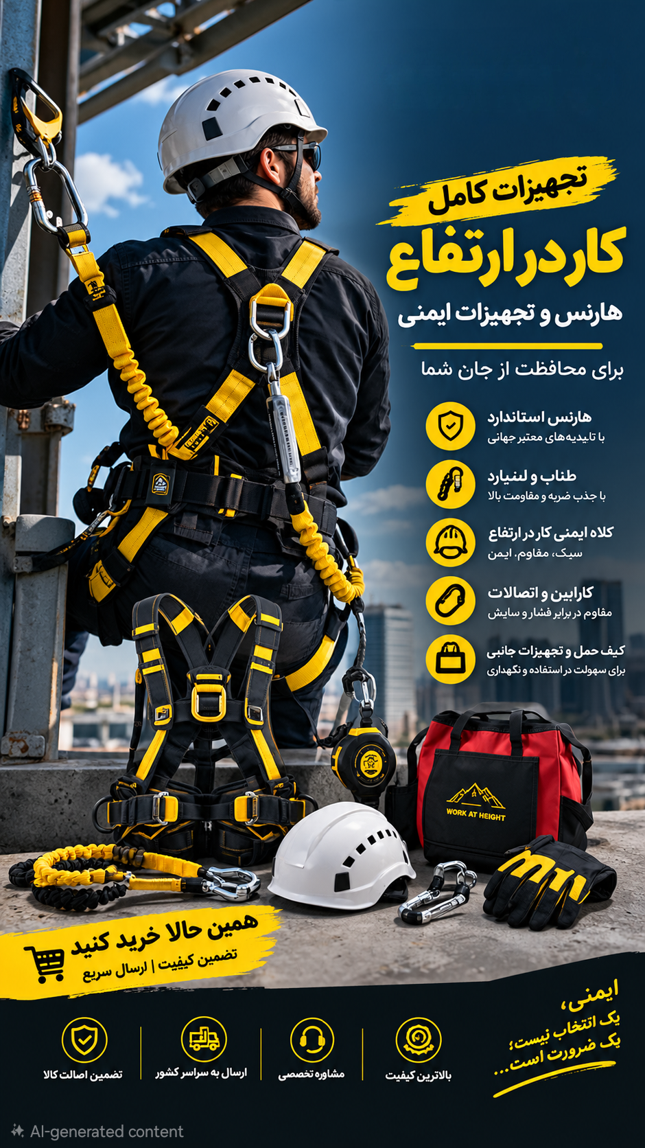 تجهیزات کار در ارتفاع