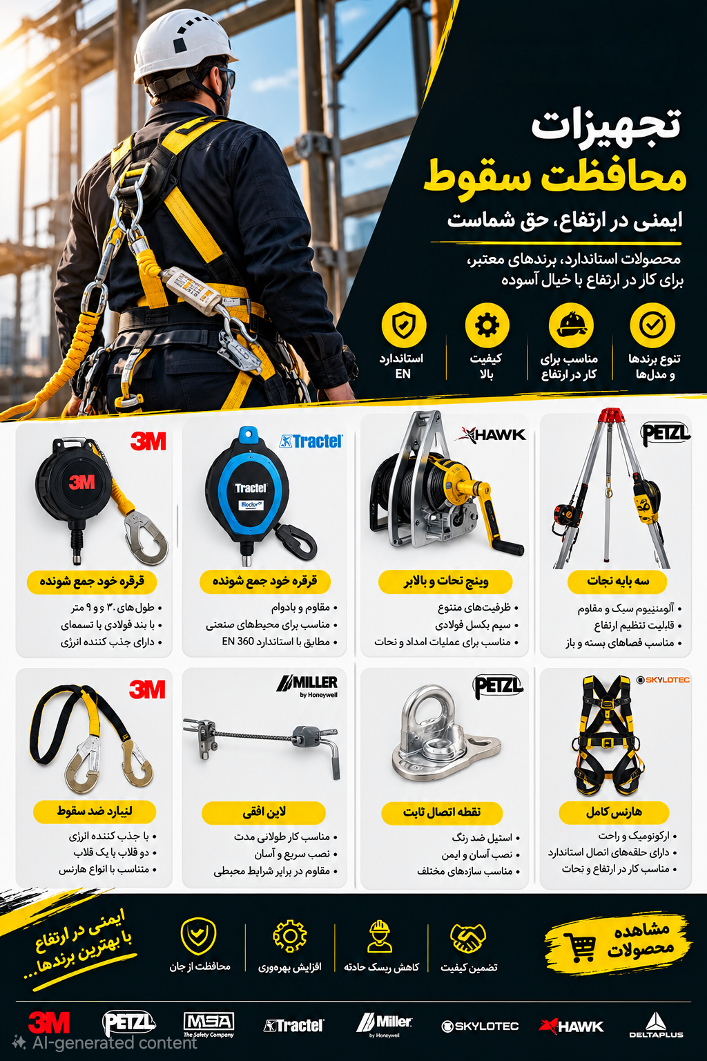 تجهیزات محافظت از سقوط