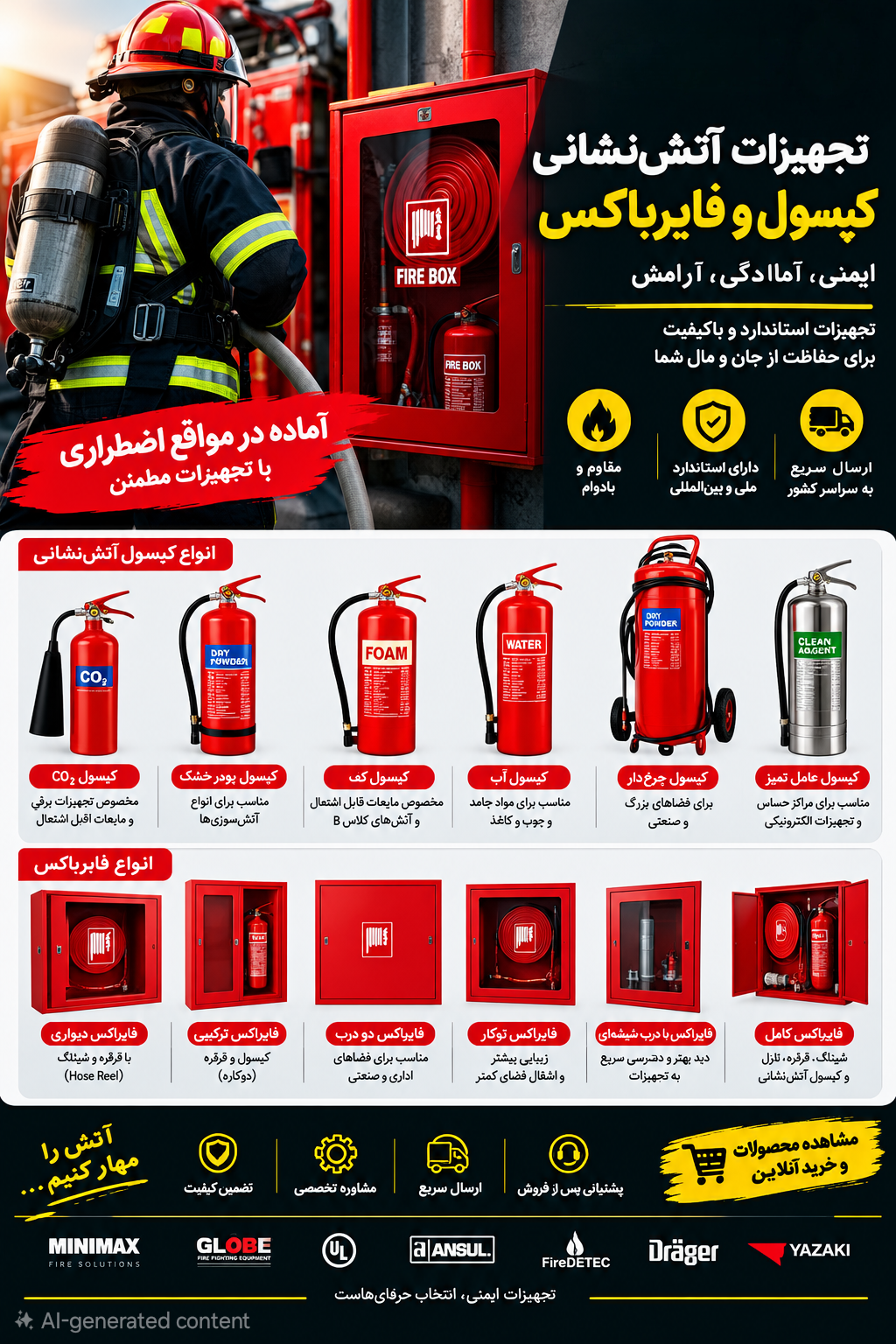 تجهیزات آتش نشانی