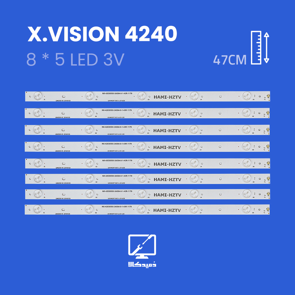 بکلایت تلویزیون ایکس ویژن  مدل XC4240