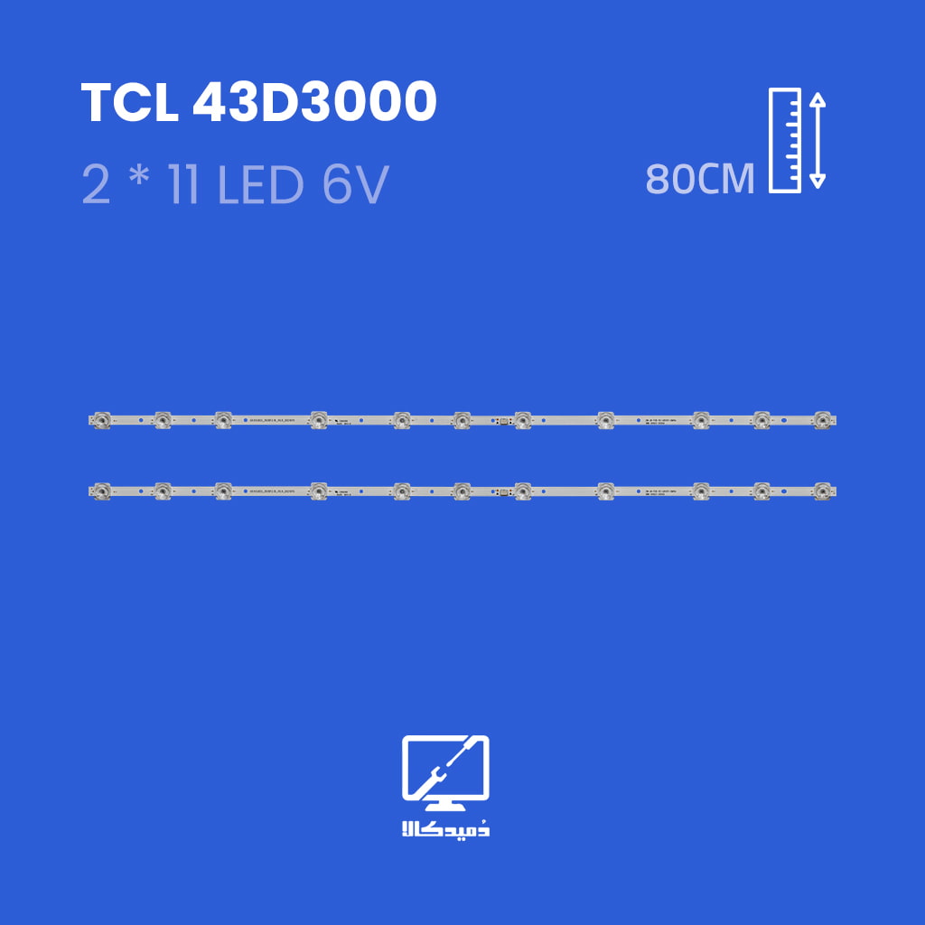 بک لایت تلویزیون تی سی ال مدل 43D3000