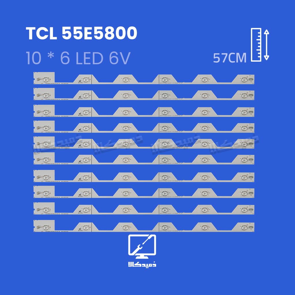 بکلایت تلویزیون تی سی ال 55E5800