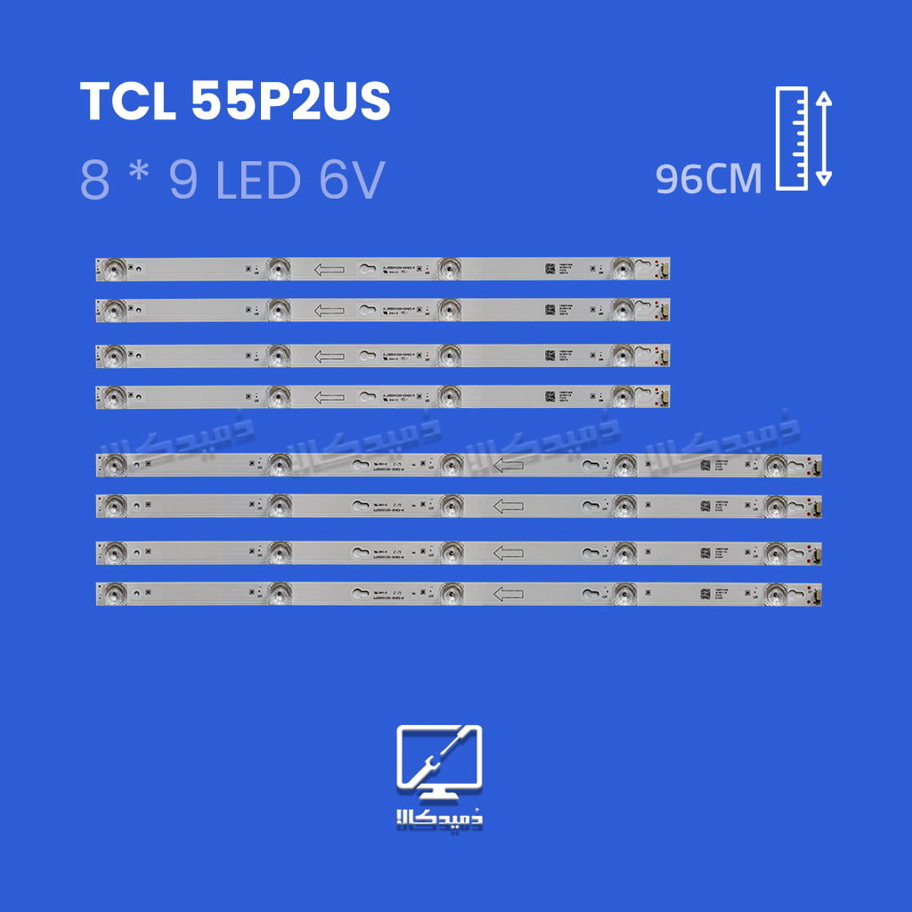 بکلایت تلویزیون تی سی ال مدل 55P2US