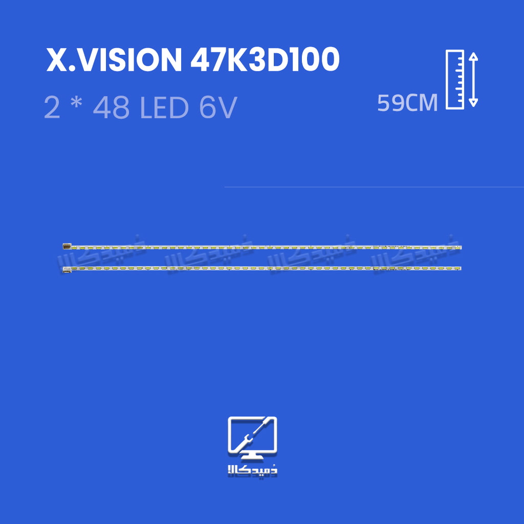 بک لایت تلویزیون ایکس ویژن 47K3D100