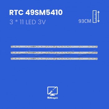 بک لایت تلویزیون آر تی سی مدل 49SM5410