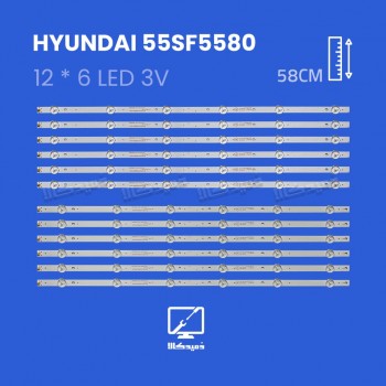 بک لایت تلویزیون هیوندای مدل 55SF5580