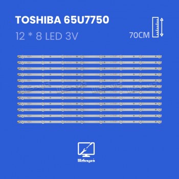 بک لایت تلویزیون توشیبا مدل 65U7750