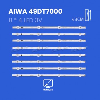 بک لایت تلویزیون آیوا مدل 49DT7000