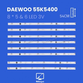 بک لایت تلویزیون دوو مدل 55K5400
