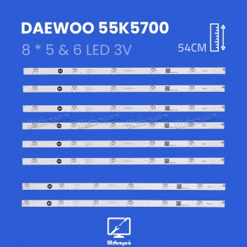 بک لایت تلویزیون دوو مدل 55K5700