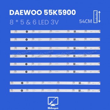 بک لایت تلویزیون دوو مدل 55K5900