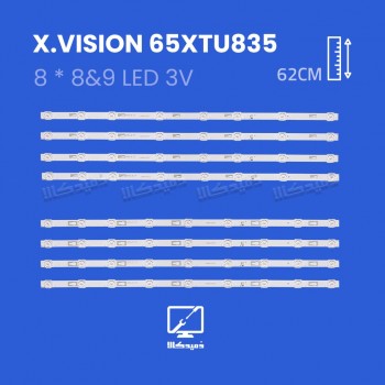 بک لایت تلویزیون ایکس ویژن 65XTU835