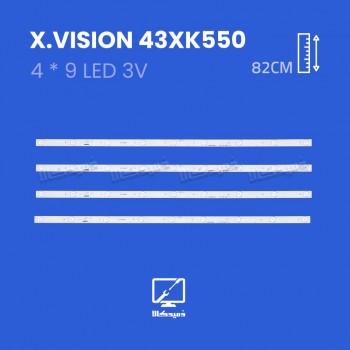 بک لایت تلویزیون ایکس ویژن مدل 43XK550