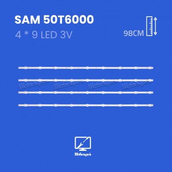 بک لایت تلویزیون سام مدل 50T6000