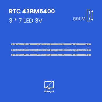 بک لایت تلویزیون آر تی سی مدل 43BM5400