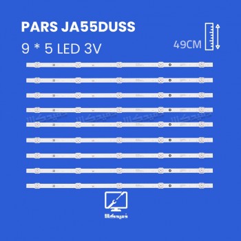 بک لایت تلویزیون پارس مدل JA55DUSS