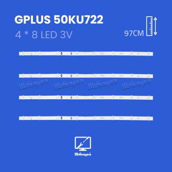 بک لایت تلویزیون جی پلاس مدل 50KU722S - 50KU722