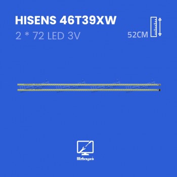 بک لایت تلویزیون هایسنس مدل 46T39XW