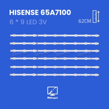 بک لایت تلویزیون هایسنس مدل 65A7100