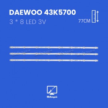 بک لایت تلویزیون دوو مدل 43K5700