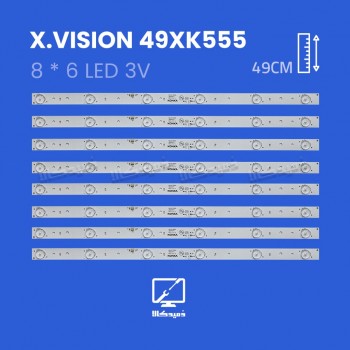 بک لایت تلویزیون ایکس ویژن  مدل 49XK555