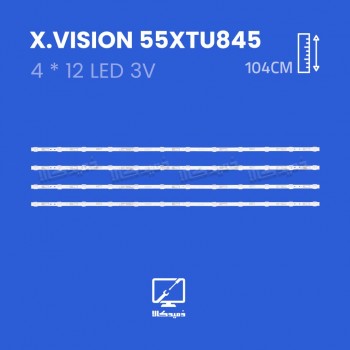 بک لایت تلویزیون ایکس ویژن  مدل 55XTU845